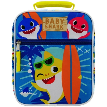 Pinkfong Kid s Baby Shark Insulated Reusable Lunch Bag for Boys