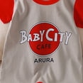 thumbnail image 6 of XZNPDUCQ Infant Summer Romper One Piece Jumpsuit Bodysuit 6-9 Months Summer Clothes For Newborn Short Sleeved Romper Baby Bodysuit Childrens Clothing, 6 of 7