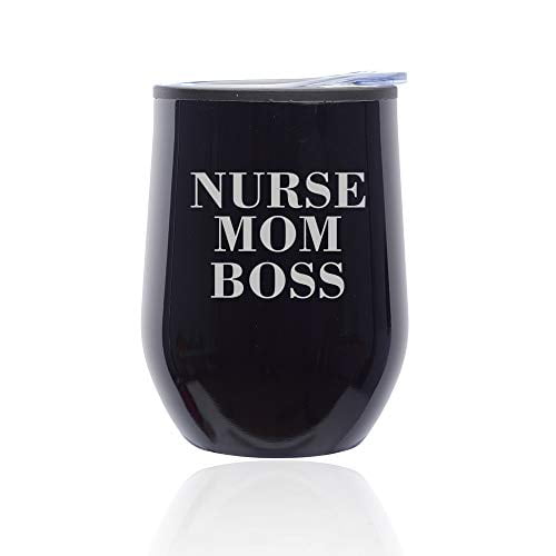 Nurse Mom Boss Cold Drink Tumbler with Straw