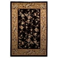 thumbnail image 2 of HomeRoots 353187 20 x 31 in. Polypropylene Black & Beige Area Rug, 2 of 5