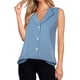 thumbnail image 1 of Camisetas sin mangas informales,Camisetas sin mangas para mujer, camisetas sin mangas informales de negocios, blusa sin mangas con botones, características líderes en su clase, 1 of 5