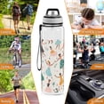 thumbnail image 7 of Girls Leaves Sports Water Bottle Portable Travel Mug 32oz BPA Free Leak Proof Straw Transparent Tritan for Gym Yoga Cycling Camping, 7 of 7