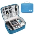 thumbnail image 1 of YOUBDM Organizador de electrónica Bolsa organizadora de cables de viaje Bolsa de almacenamiento digital portátil impermeable Estuche de accesorios electrónicos Estuche organizador de cargador de cable, 1 of 1