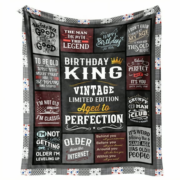 AUQ Throw Blanket,Machine Wash Support Bed Throw Blanket,Wear-Resistant Fabric,Bed Blankets,Style1,27*40in