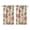 Rustic Farmh, variant on Thanksgiving Theme Kitchen Curtains 2 Pack - Autumn Decor with Turkey Design & Fall Leaves, Rustic Farmhouse Tier Curtains, Semi-Sheer Rod Pocket, 42x63 Inch