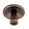 thumbnail image 2 of Bnafes Tirador de puerta de cajón de gabinete con forma de flor de metal, tono bronce (paquete de 10), 2 of 5