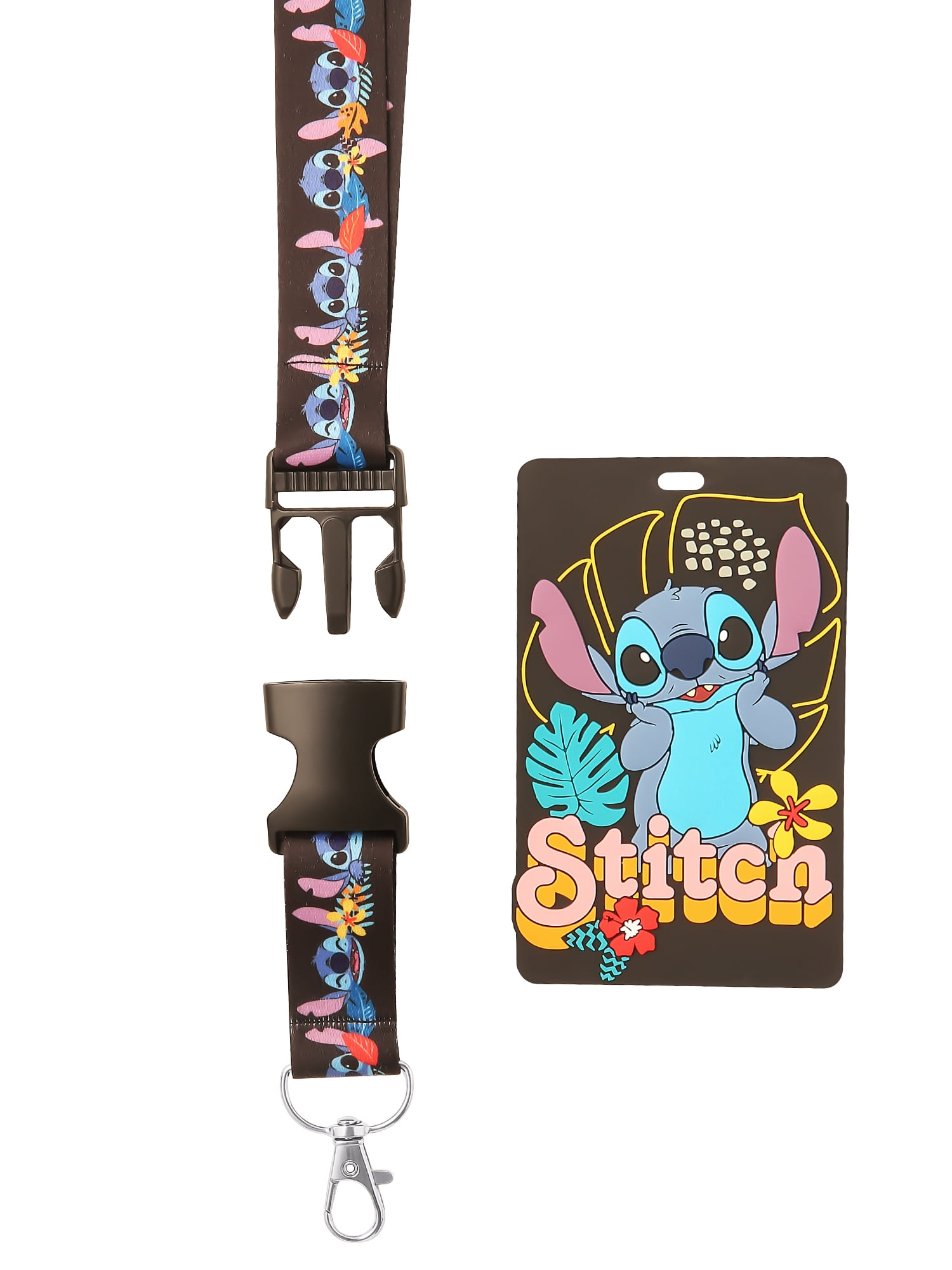 Disney’s Unisex Stitch Lanyard with Badge 20"