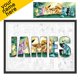 thumbnail image 1 of Figuras de Pokémon con nombre personalizado, póster de Pikachu, Mural, arte de pared, pintura en lienzo, decoración para habitación de niños, regalos, 1 of 4