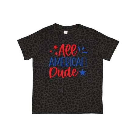 

Inktastic 4th of July All-American Dude with Stars Gift Toddler Boy Girl T-Shirt