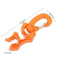 thumbnail image 1 of Double BCD Hose Holder, Diving Hose Clip Rotatable Sturdy Plastic With Snap Hook Buckle For Diving Accessories, 1 of 8