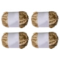 thumbnail image 2 of 4 piezas de hilo metálico para camiseta, para tejer a ganchillo, para bolso, para manualidades Oro, 2 of 9