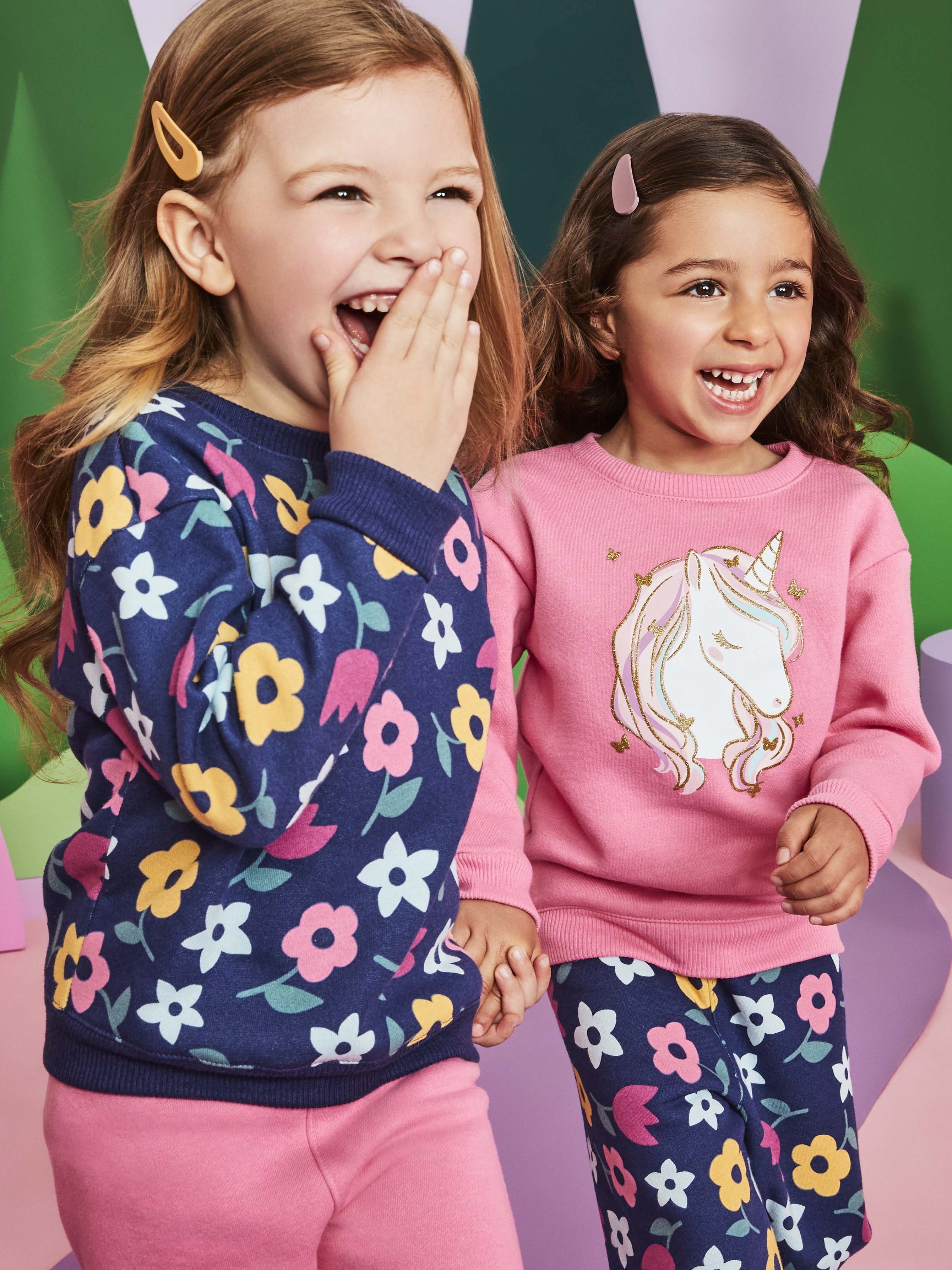 Garanimals Toddler Girl Fleece Joggers, Sizes 2T-5T