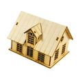 thumbnail image 3 of Miniature House Model Landscape Building 1/72 Wooden Architecture Finished Design for Adults Desk Display, 3 of 9