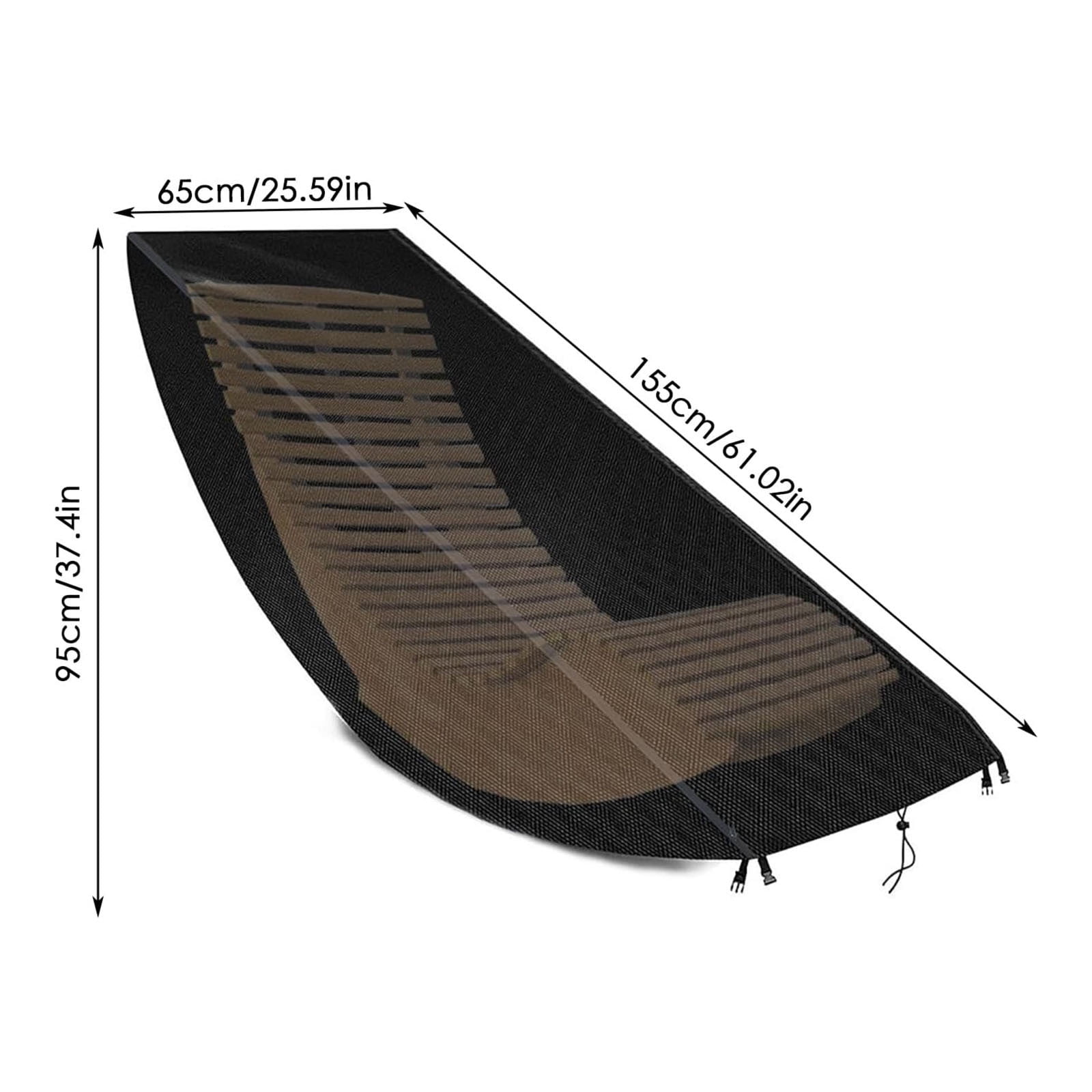 Bfogop Chair Cover Waterproof UV Resistant Outdoor Bench Swimming Pool Loungers Sofa Cover Lawn Patio Furniture Covers Heavy Duty Outdoor Furniture Covers 61x26 Inch