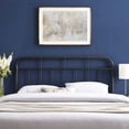 thumbnail image 1 of Cabecero Modway Alessia Modern Farmhouse de metal negro completo, 1 of 6