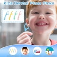 thumbnail image 4 of Children's dental floss sticks, children's dental floss stick dispenser, fun and colorful animal-themed children's dental floss to prevent cavities and gum disease in children, teenagers, girls, boys, 4 of 4