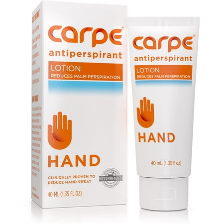 Carpe Antiperspirant Hand Lotion, A dermatologist-recommended, non-irritating, for hyperhidrosis 1