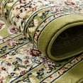 thumbnail image 6 of Rugs.com Rabia Collection Rug – 5' Round Green Low Rug Perfect For Kitchens, Dining Rooms, 6 of 9