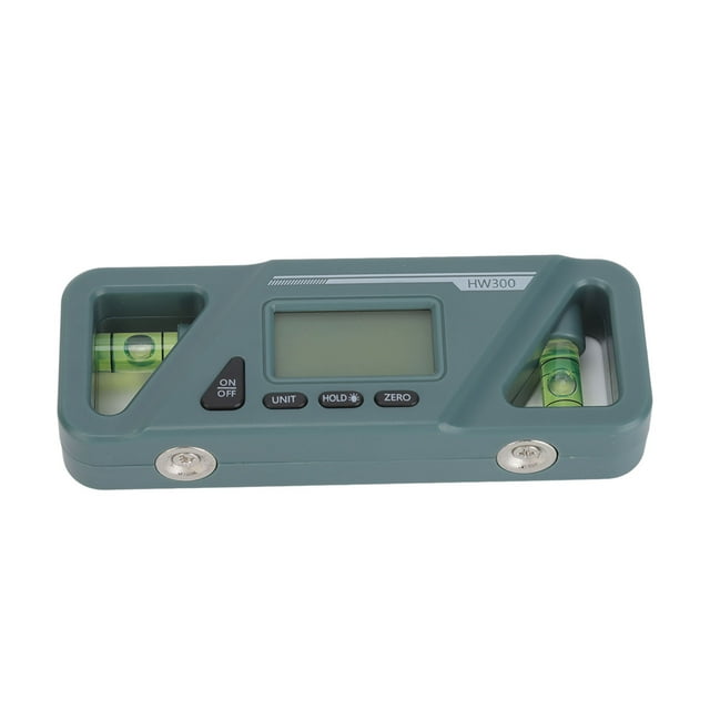 Digital Level, Digital Angle Gauge Angle Finder Plastic Magnetic Base Level Digital Inclinometer Angle Measuring Gauge for Timber Processing Car Repair