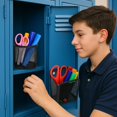 thumbnail image 4 of Back to School Magnetic Locker & Fridge Organizer Set - 2 Metal Pen Holders, 1 Iron Clip, 3 Magnetic Flower Decorations | Dorm Room & Kitchen Organization, 4 of 7