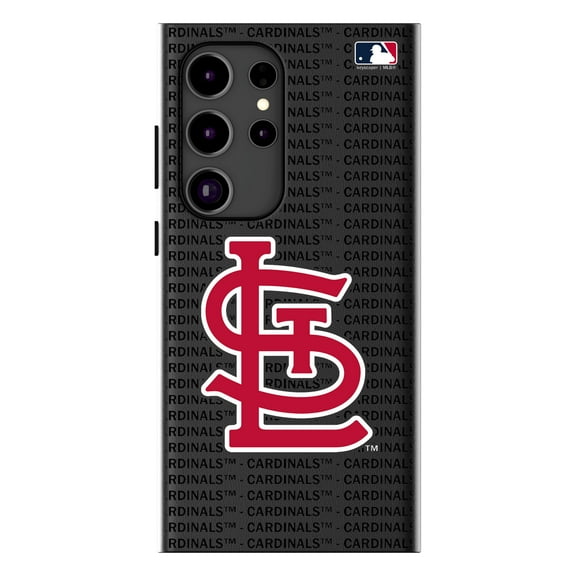 Keyscaper St. Louis Cardinals Text Backdrop Galaxy Magnetic Bump Case