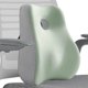 thumbnail image 1 of Cojín de espuma viscoelástica para la espalda, cojín para silla con respaldo bajo, mejora la postura al sentarse en el sofá, el coche, la conducción y Verde, 1 of 8