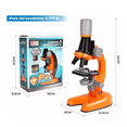 thumbnail image 4 of Juguete Microscopio Infantil 1200x Educativo naranja, 4 of 5
