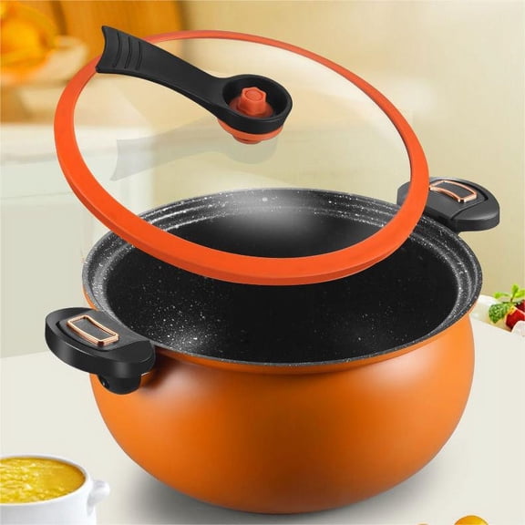 Large Capacity Stone, Micro Pressure Cooker Non-stick Pressure Cooker Soup Pot, Multi Functional Big Capacity Universal Stew Pot
