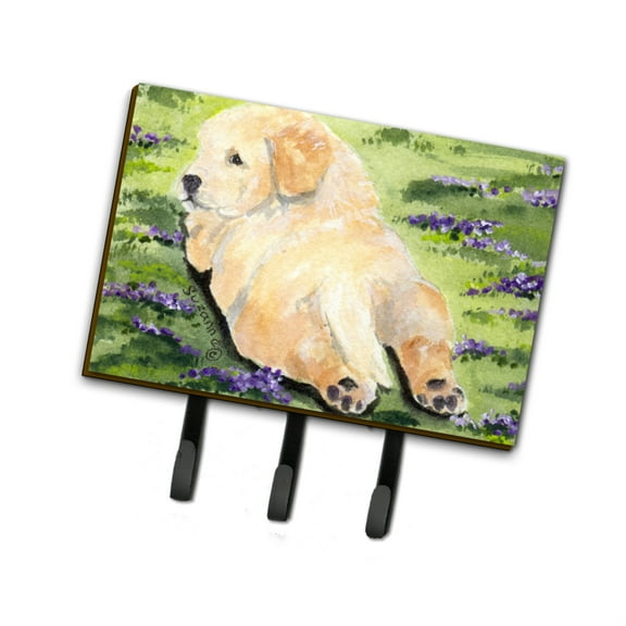 Carolines Treasures SS8833TH68 Golden Retriever Leash Holder or Key Hook, Large, Multicolor