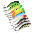 thumbnail image 2 of HENG JIA 7 CM Señuelos Suaves Vivos Cebo de Pesca Artificial Minnow con Ganchos 10 Piezas, 2 of 8