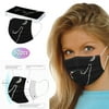 YZHM 50PCS Women Man Cat Print Disposable Face Mask 3Ply Ear Loop Anti-PM2.5 Mask