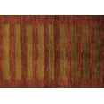 thumbnail image 1 of Ahgly Company Indoor Rectangle Abstract Orange Modern Area Rugs, 8' x 12', 1 of 4