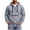 Gray cllios sweatshirts for men, variant on cllios Half Zip Hoodies for Men with Zippered Front Pocket Drawstring Long Sleeve Casual Hooded Pullover Sweatshirts