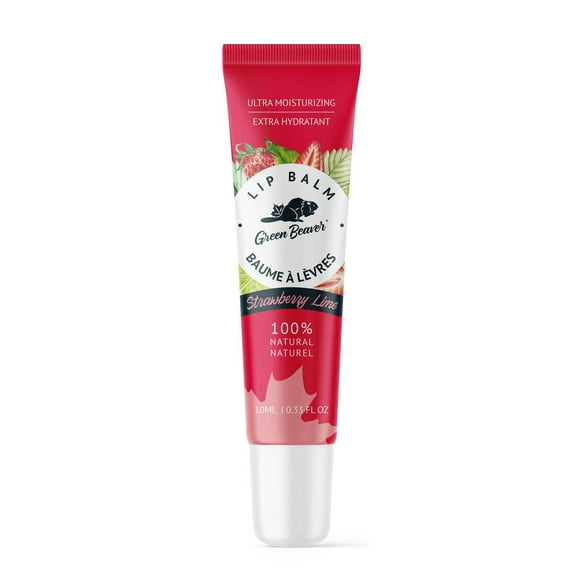 Baume à lèvres ultra-hydratant Green Beaver - Fraise-Lime N/A