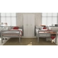 thumbnail image 6 of HH2Home Essentials Campbell Wood Twin over Twin Bunk Bed, Gray, 6 of 13