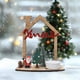 thumbnail image 2 of Cateissary Adorno de casa de Navidad de madera de primera calidad para celebraciones navideñas, diseños pequeños, fáciles de usar y únicos Kits de decoración para fiestas, 2 of 6