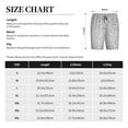 thumbnail image 3 of Fotbe Silver Mosaic Pantalones Cortos de Pijama para Hombre, Ropa de Dormir, Pantalones de Pijama Cortos para Hombre-X-Large, 3 of 6