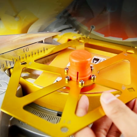

MyBeauty Metal Hexagon Ruler Multi-use Woodworking Gauge Angle Protractor Measure Tool