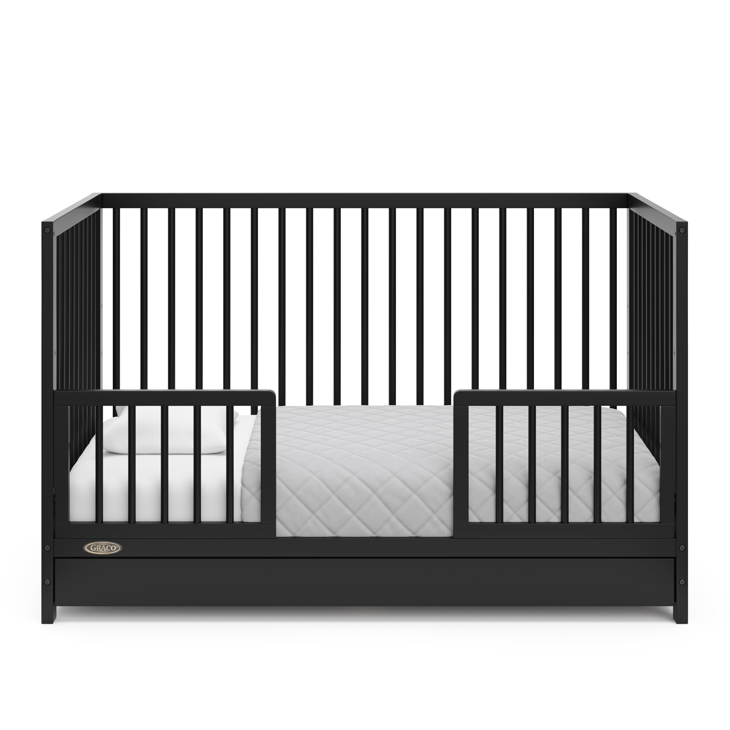 Graco Toddler Safety Guardrail (Dowels), Black