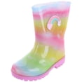 thumbnail image 1 of Laura Ashley Kid's Rainbow Print Rain Boots, 1 of 3