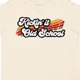 thumbnail image 4 of Inktastic Kickin' it Old School with Weathered Retro Stripe Boys or Girls Toddler T-Shirt, 4 of 5