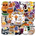 thumbnail image 5 of 50 Halloween Stickers Waterproof Vinyl Decals for Water Bottles Laptops Phones DIY Scrapbooking Journals Trick or Treat Theme, 5 of 5