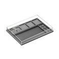 thumbnail image 3 of Caja de almacenamiento de piezas de reloj, ligera, para relojeros, para uso doméstico. Estilo A, 3 of 9
