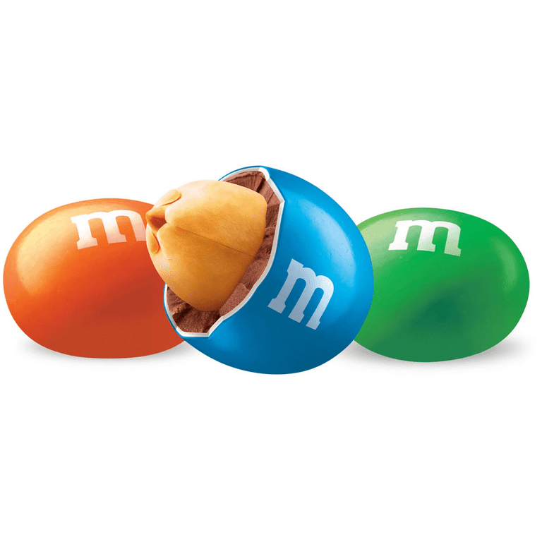 M & M M&M Choc Candies Peanut Rd/Wh/Bl 42 Oz, Shop