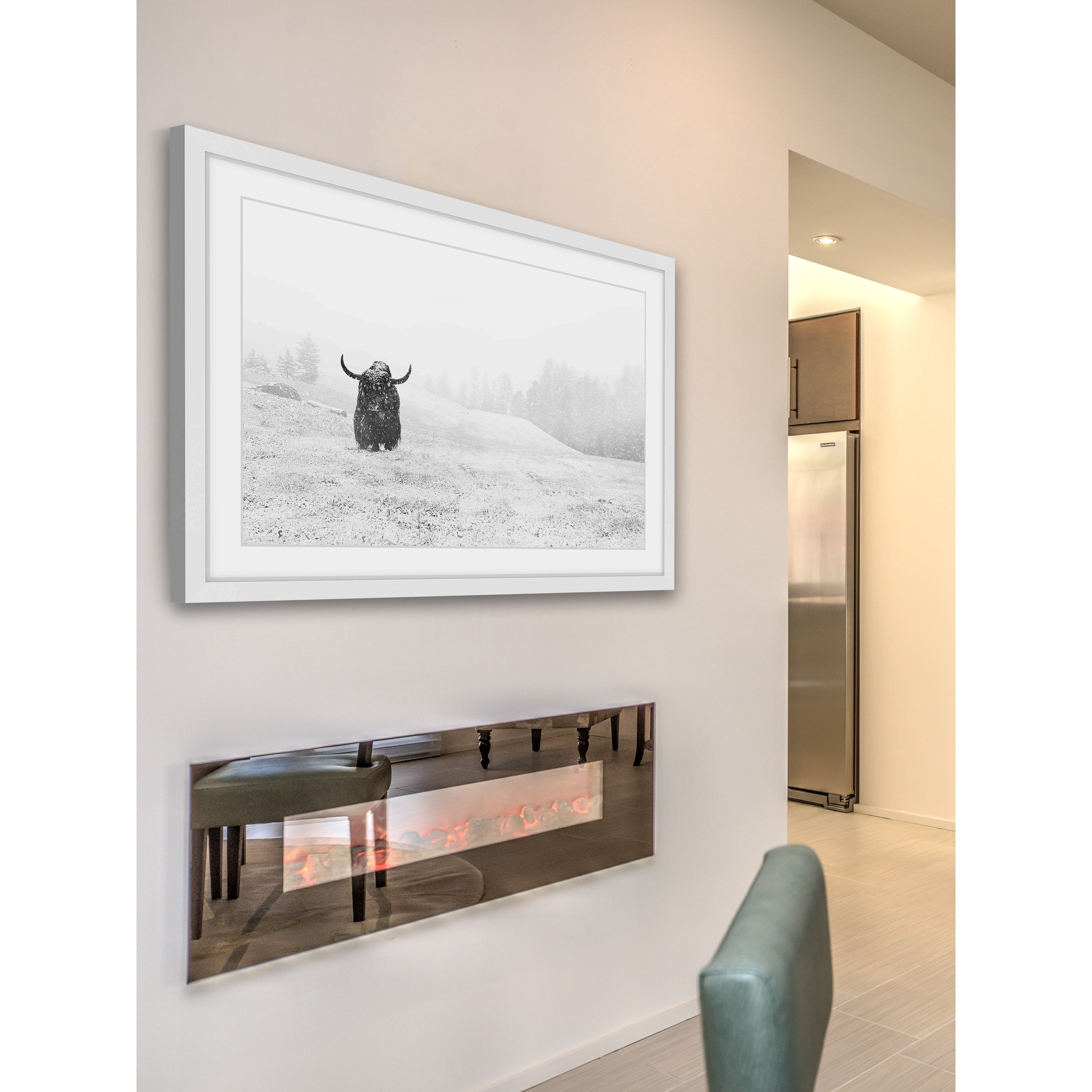 Marmont Hill "Slow Approach" Framed Painting Print