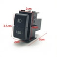 thumbnail image 4 of Car Front LED Fog Light Switch for Nissan Patrol Y61 Y62 Titan Qhashqai 2008-15, 4 of 5