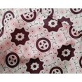 thumbnail image 4 of oneOone Silk Tabby Wine Fabric Geometric Block Craft Projects Decor Fabric Printed By The Yard 42 Inch Wide, 4 of 4