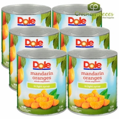 Dole Mandarines dans un Sirop Léger 2,84 L/6 Lb (6/caisse)
