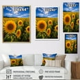 thumbnail image 4 of Designart "Spain Sunflower landscapes Heat Of Inland III" Floral Canvas Print, 4 of 5