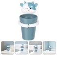 thumbnail image 4 of GOOHOCHY Juego de 2 vasos para cepillos de dientes para niños, bonito soporte de dibujos animados con vaso para baño infantil, almacenamiento de pasta de dientes para niños y niñas., 4 of 8